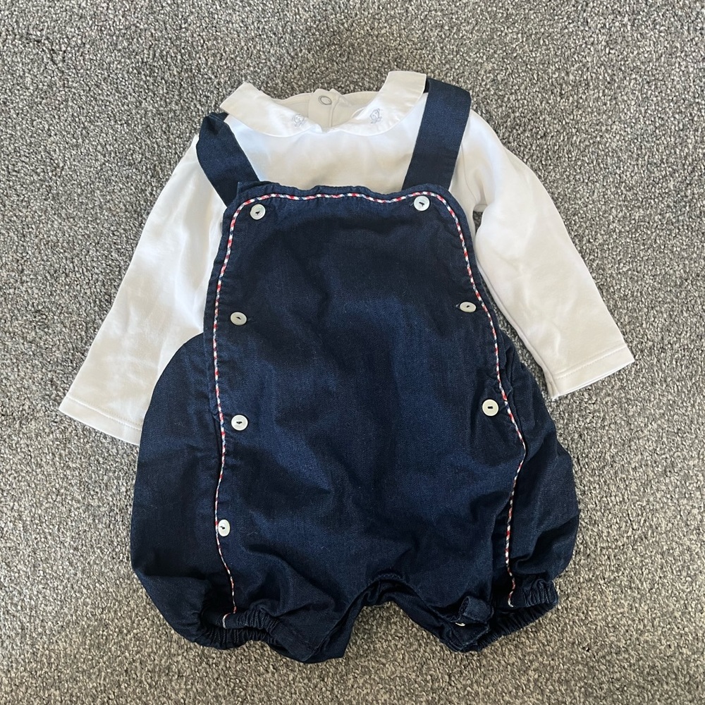Jacadi Baby Boy Romper
